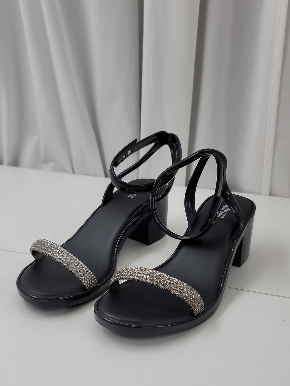 Melissa Shiny Heel Sandals Size 8